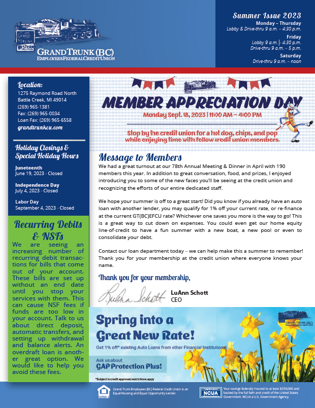 July 2022 Newsletter