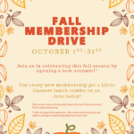 Fall Membership Drive Details in News Tab