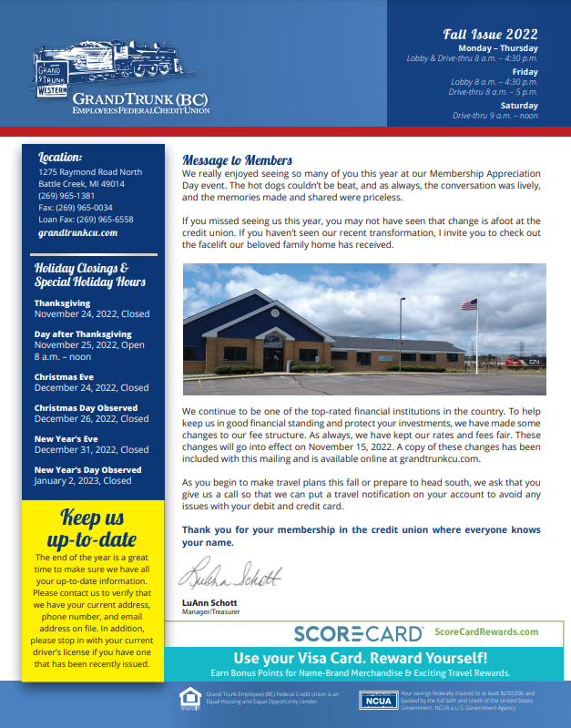 October 2022 Newsletter